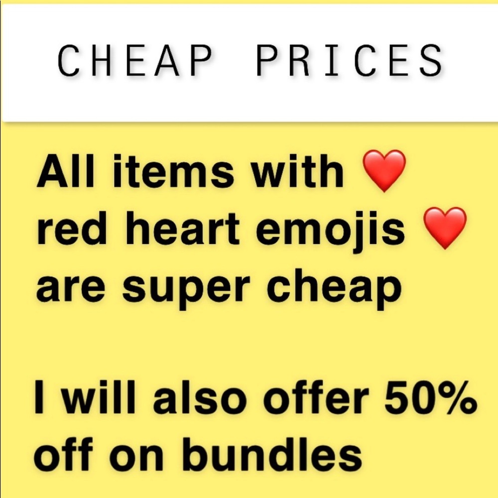 ❤️ CHEAP PRICES ❤️
